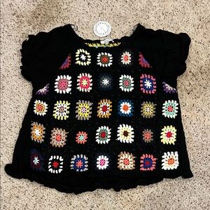 Colorful Crochet  Top